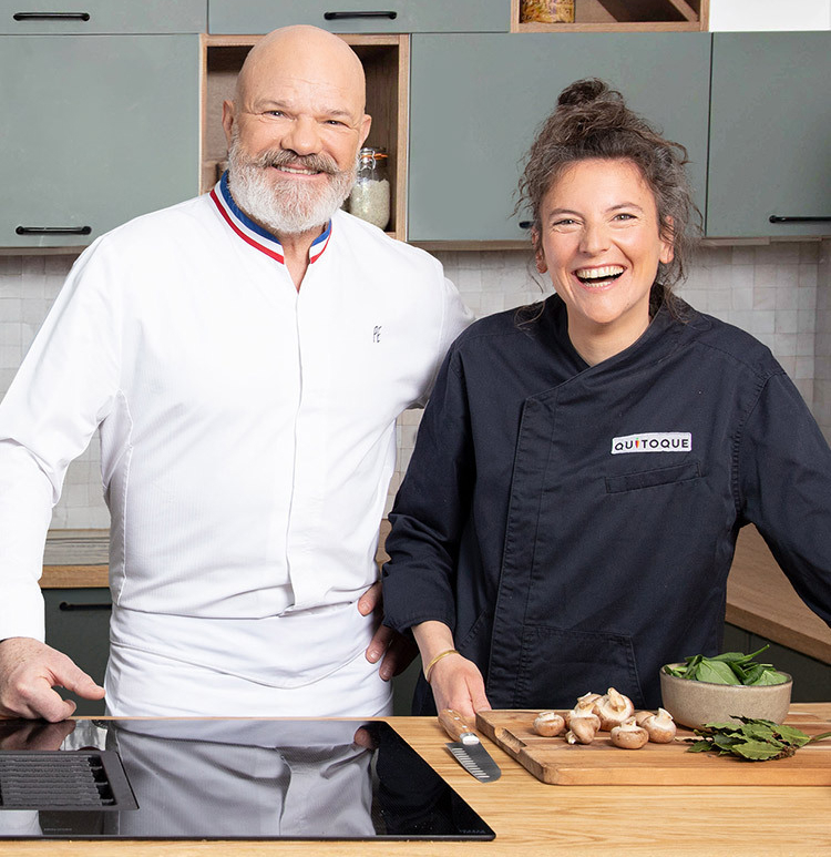 Cheffe Marie et le Chef Philippe Etchebest