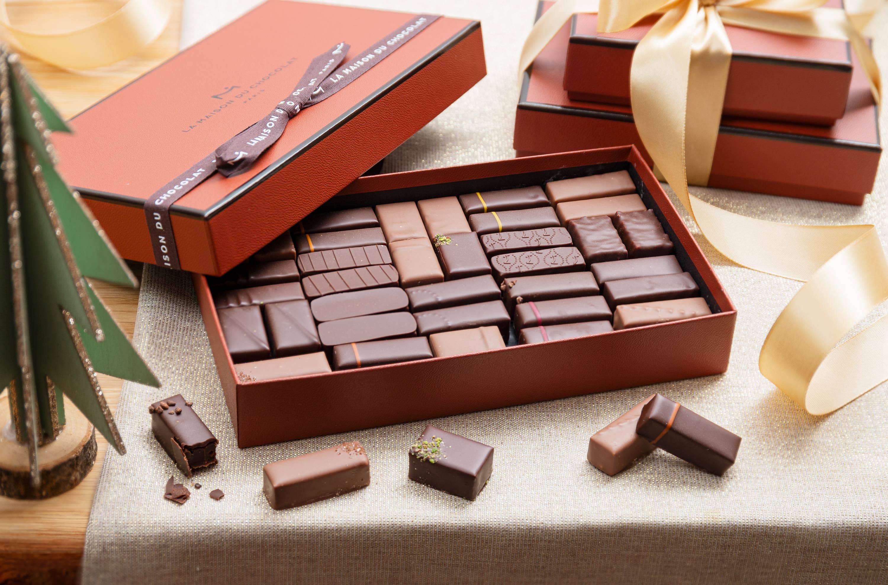 Coffret de chocolats de Noël La Maison du Chocolat